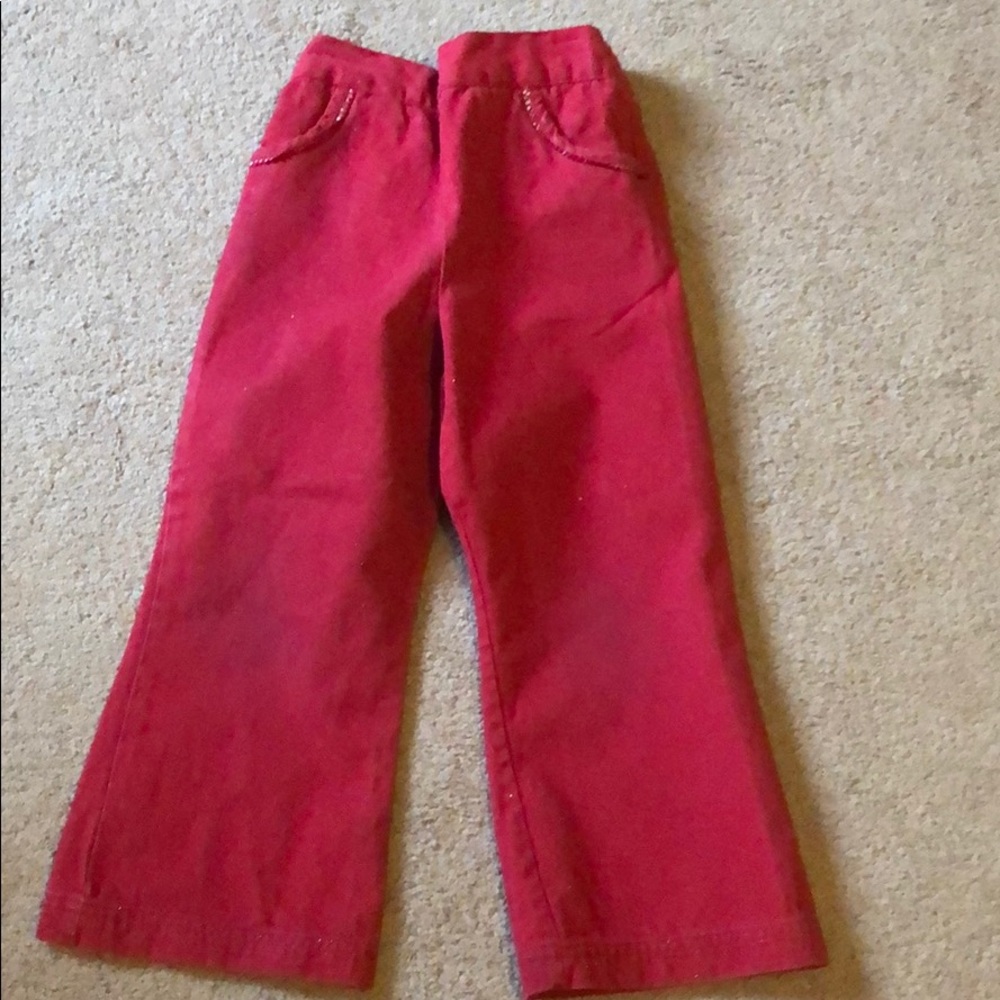 Red GARANIMALS pants, size 5T